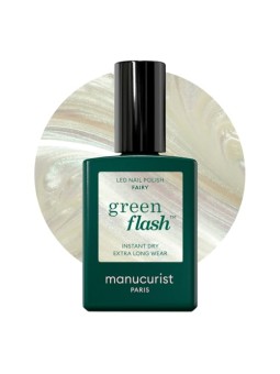Manucurist Smalto per unghie in gel LED verde flash, colore fata, 15ml
