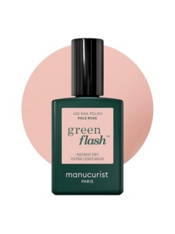 Manucurist Smalto per unghie in gel LED verde flash, rosa pallido, 15ml