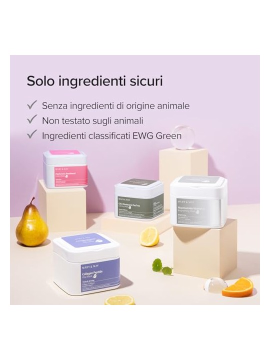 MARY & MAY Maschera Idratazione Donna