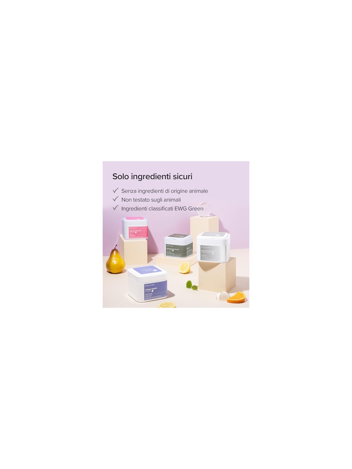 MARY & MAY Maschera Idratazione Donna