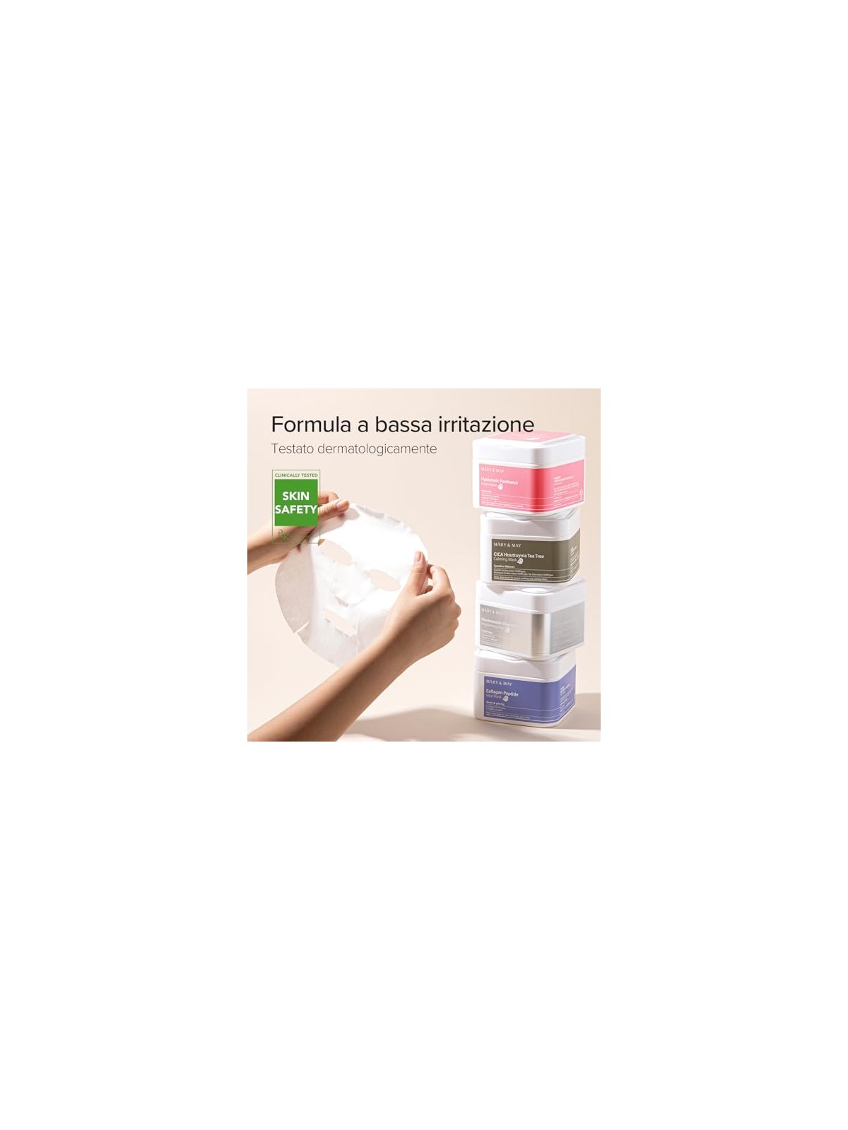 MARY & MAY Maschera Idratazione Donna