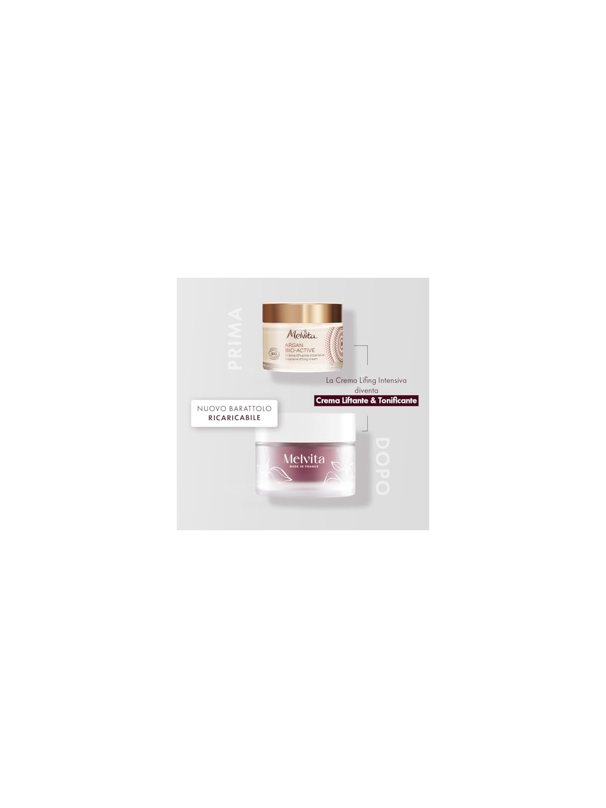 Melvita Ricarica di crema rassodante all'olio di argan bioattivo 50ml unisex