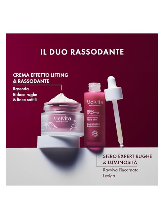 Melvita Ricarica di crema rassodante all'olio di argan bioattivo 50ml unisex