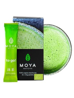 MOYA Matcha da asporto! Tè verde giapponese biologico tradizionale - 24 x 1,5 g unisex