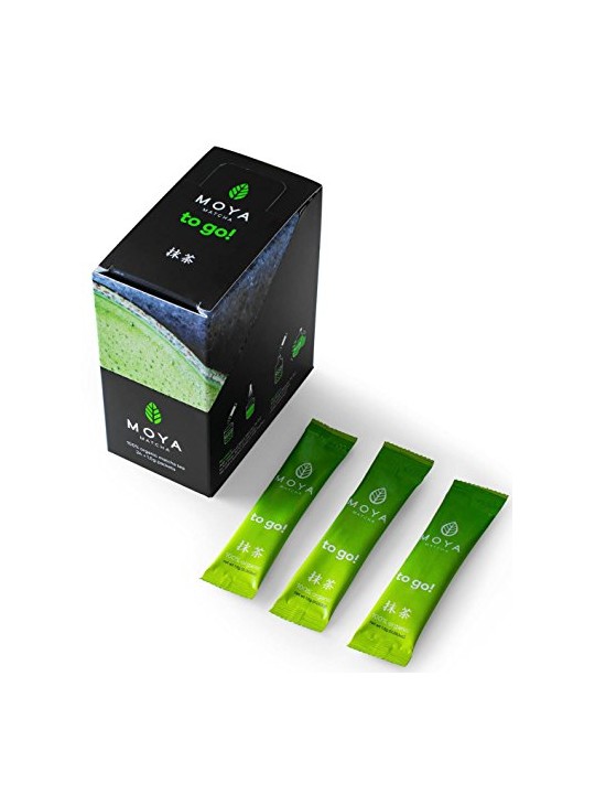 MOYA Matcha da asporto! Tè verde giapponese biologico tradizionale - 24 x 1,5 g unisex