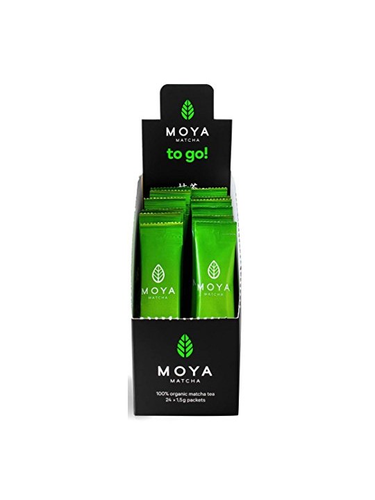 MOYA Matcha da asporto! Tè verde giapponese biologico tradizionale - 24 x 1,5 g unisex