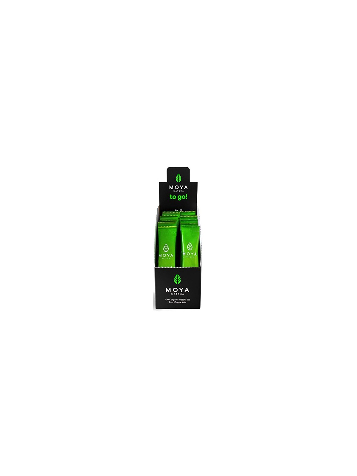 MOYA Matcha da asporto! Tè verde giapponese biologico tradizionale - 24 x 1,5 g unisex