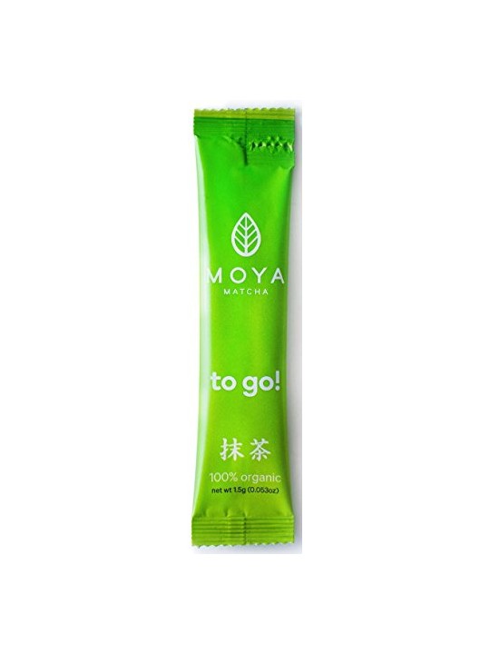 MOYA Matcha da asporto! Tè verde giapponese biologico tradizionale - 24 x 1,5 g unisex