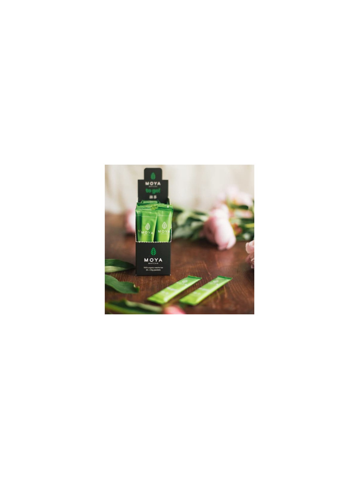 MOYA Matcha da asporto! Tè verde giapponese biologico tradizionale - 24 x 1,5 g unisex