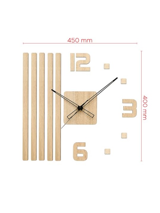 MPM Quality Orologio da parete completamente silenzioso - super silenzioso E07P.4521.51 unisex