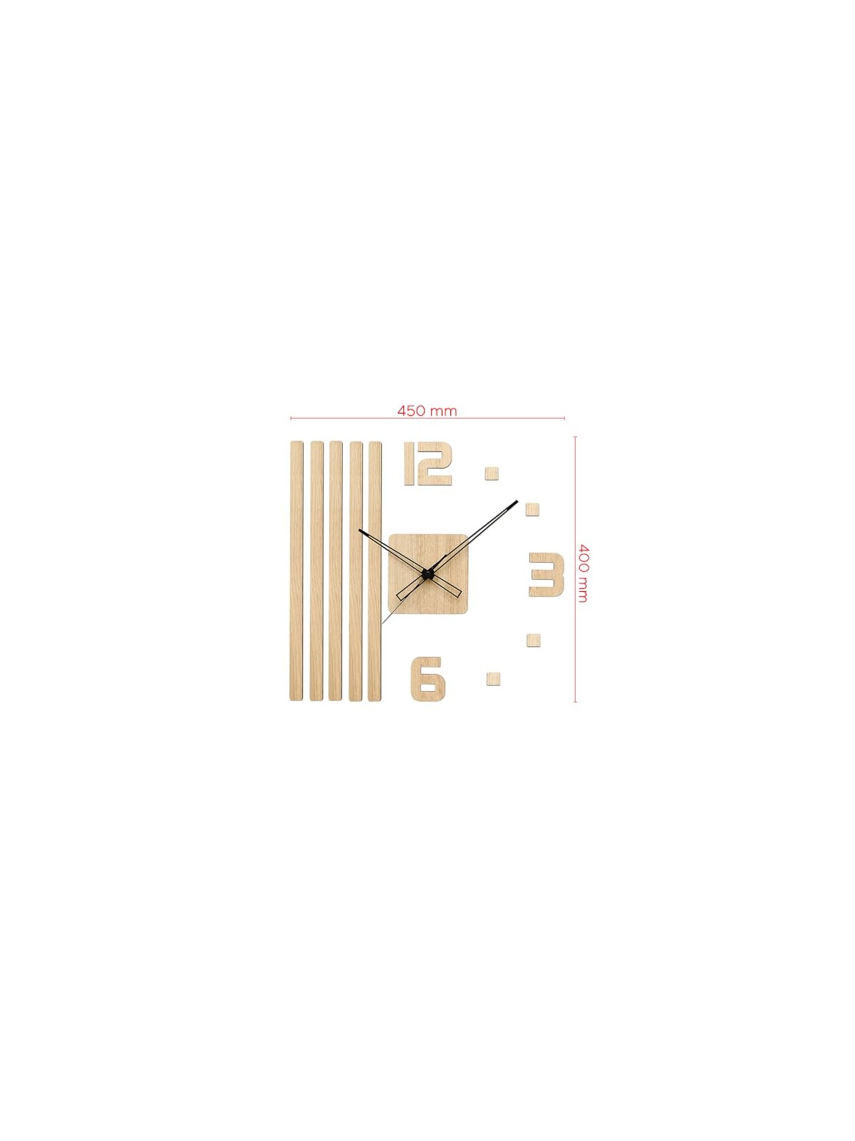 MPM Quality Orologio da parete completamente silenzioso - super silenzioso E07P.4521.51 unisex