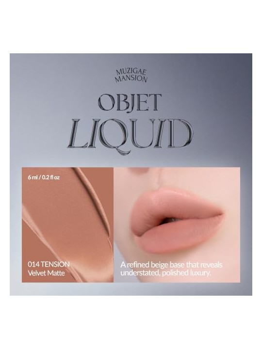Muzigae mansion Tinta labbra liquida Objet Renewal 014 Tension 6ml