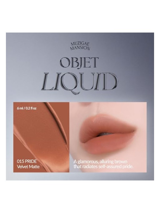 Muzigae mansion Tinta labbra liquide Objet Liquid Renewal 015 Pride 6ml