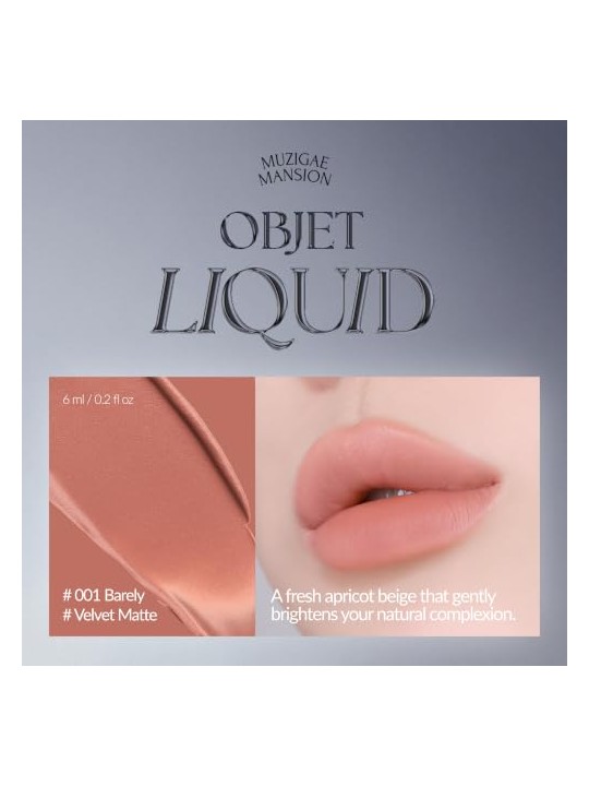 Muzigae mansion Tinta Labbra Objet Liquido Rinnovatore 001 Appena 6ml