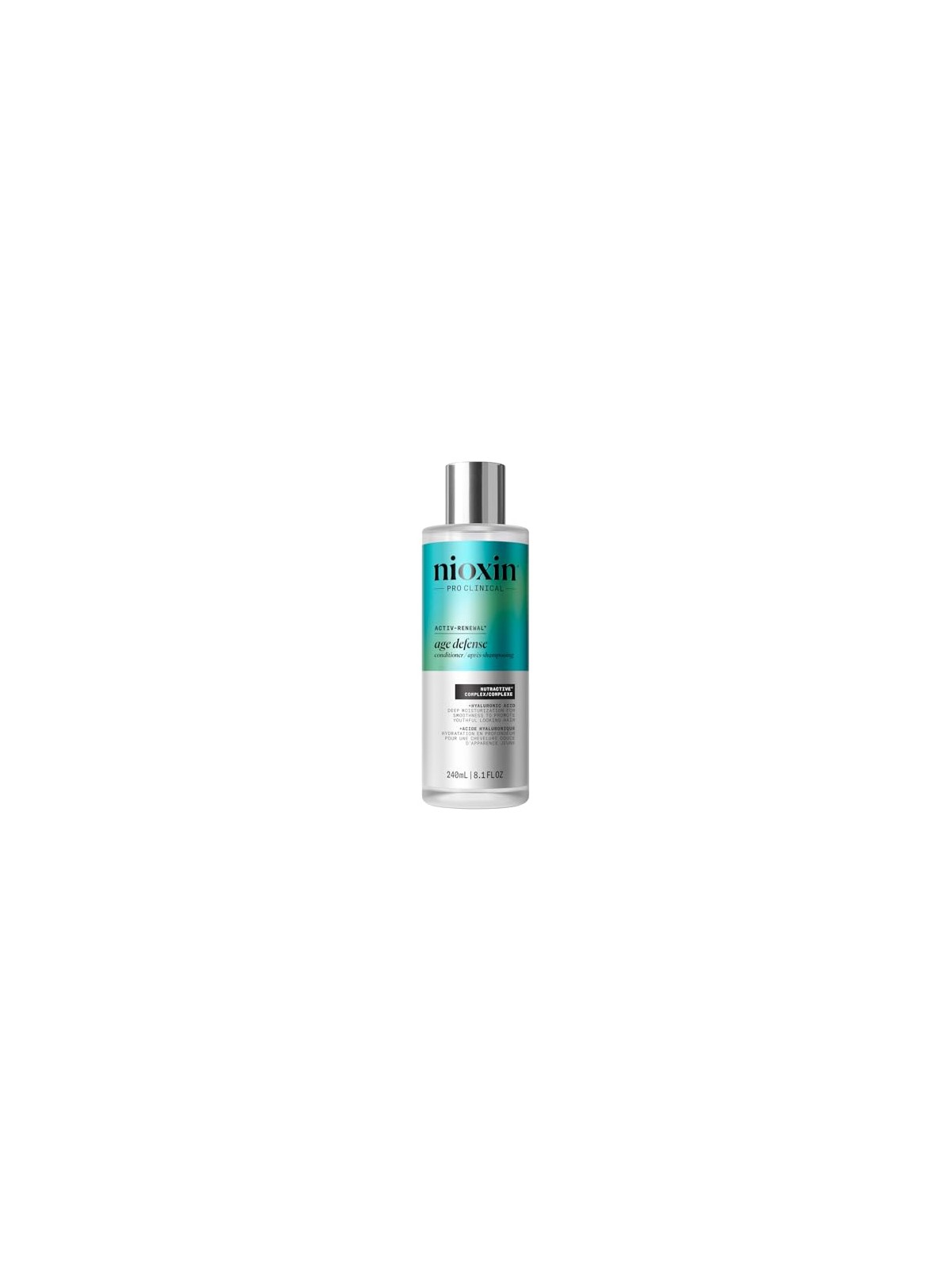 Nioxin AGE DEFENSE balsamo anti-età idratazione profonda con acido ialuronico 240ml unisex