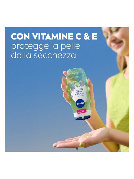 Nivea Bagnoschiuma Fresh Shower Doccia Solare 250ml