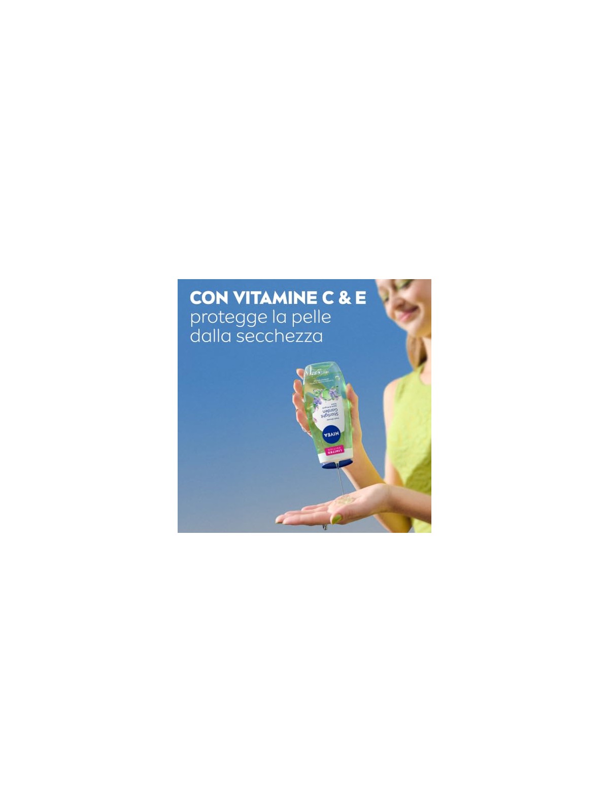 Nivea Bagnoschiuma Fresh Shower Doccia Solare 250ml