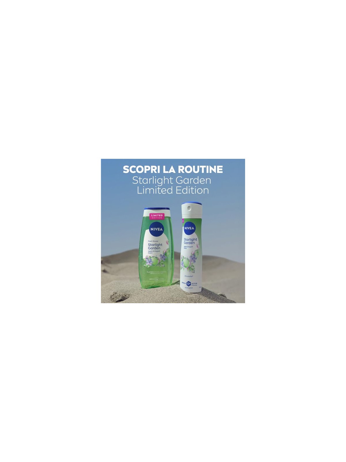 Nivea Bagnoschiuma Fresh Shower Doccia Solare 250ml