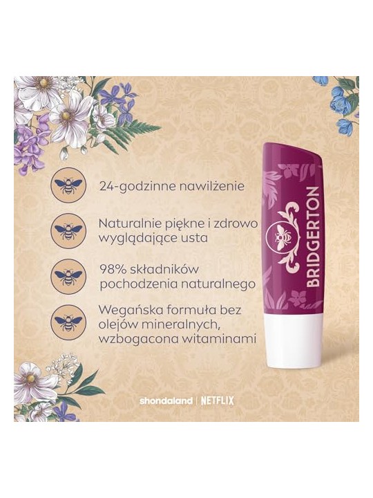Nivea Bridgerton Edition balsamo nutriente per labbra Blueberry Pie 4