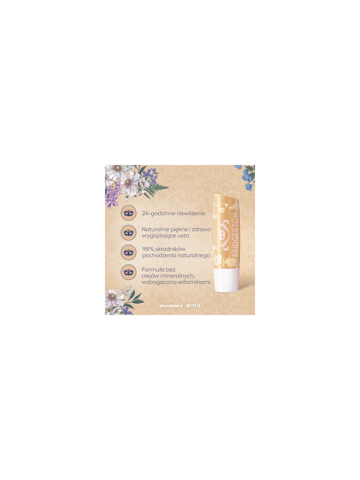 Nivea Bridgerton Edition Caring Balsam Per Labbra Biscotto alla vaniglia 4