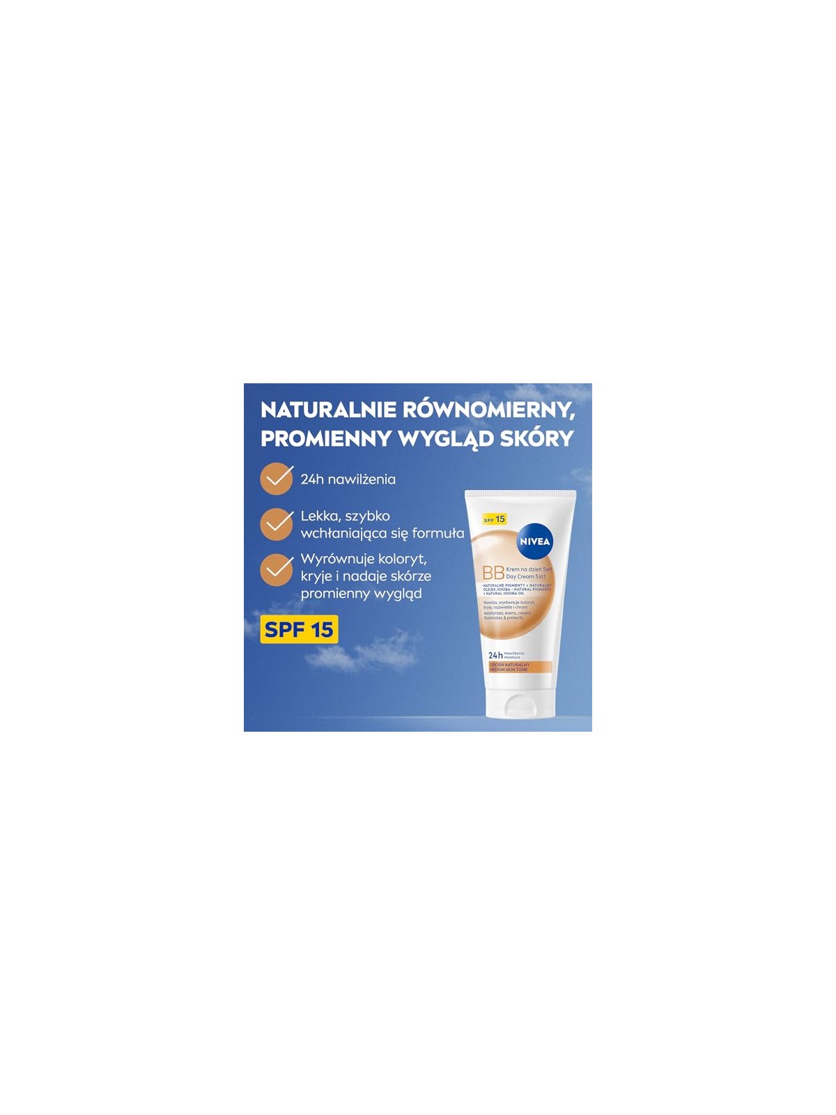 Nivea Crema BB 5 in 1 al giorno, scura, 50ml