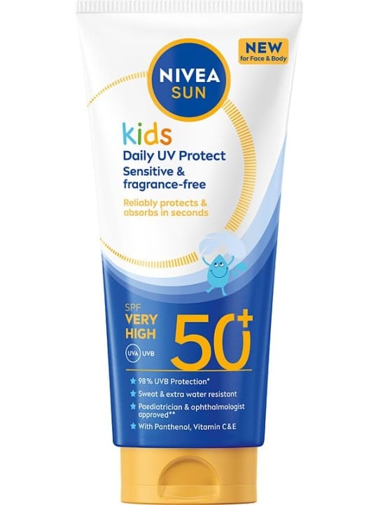 Nivea Crema protettiva quotidiana Sun Kids UV Protect per bambini SPF50+ 100ml