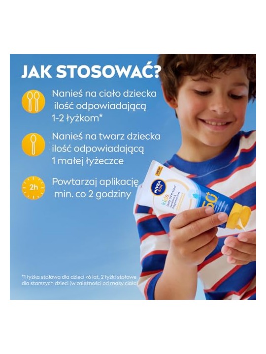 Nivea Crema protettiva quotidiana Sun Kids UV Protect per bambini SPF50+ 100ml