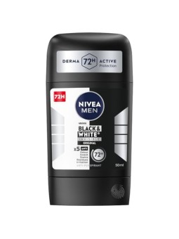 Nivea Deodorante antitraspirante Men Black & White Invisible Original con sapone 50ml