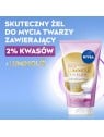 Nivea Gel detergente viso Luminous 630 Skin Glow con aloe e guaranà 150ml
