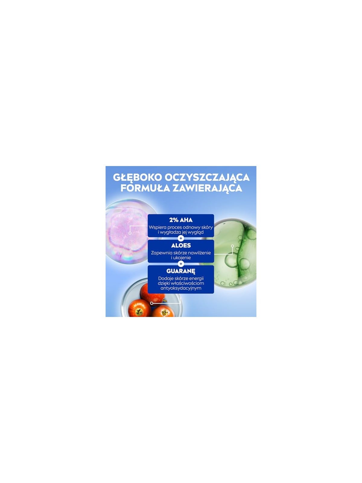 Nivea Gel detergente viso Luminous 630 Skin Glow con aloe e guaranà 150ml