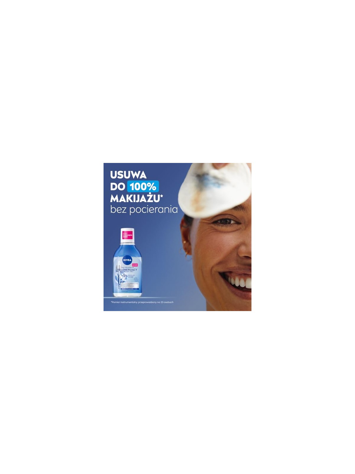 Nivea Liquido micellare struccante per pelli sensibili e danneggiate, rigenerante, 400ml.