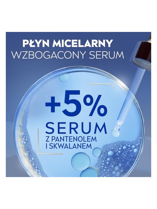 Nivea Liquido micellare struccante per pelli sensibili e danneggiate, rigenerante, 400ml.