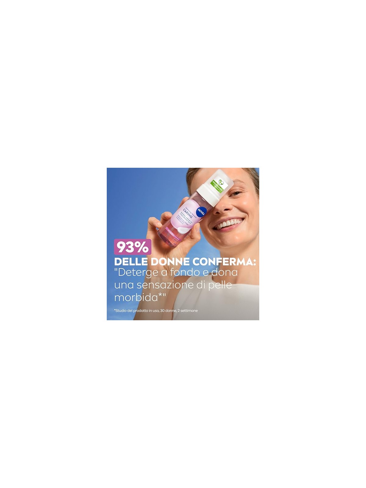 Nivea Mousse detergente, schiuma delicata detergente all'estratto di mandorla 150ml