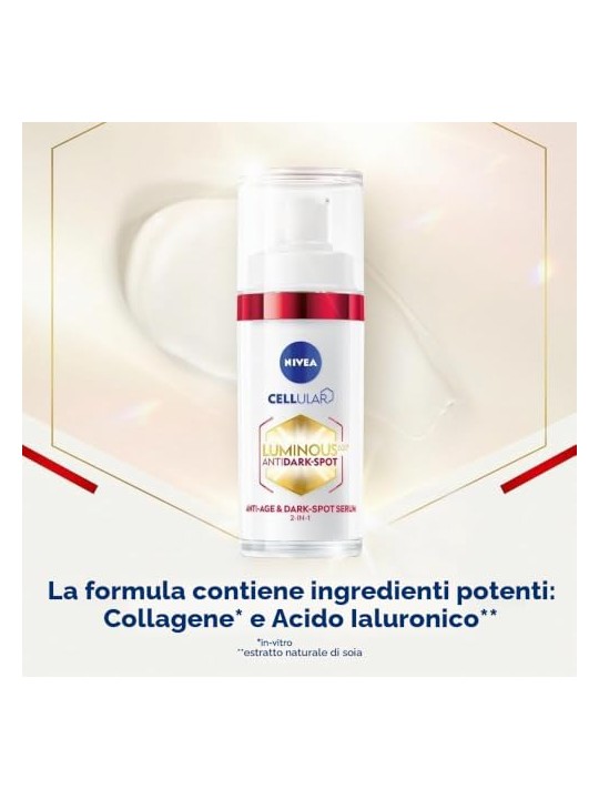 Nivea Trattamento cellulare illuminante anti-età 2 in 1 per discromie e rughe 30ml