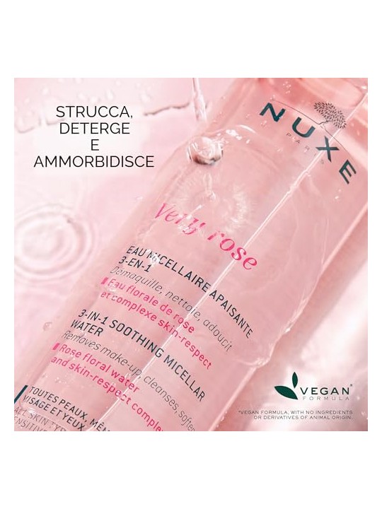 Nuxe Very Rose Soothing Cleansing Micellar Water 400ml donna