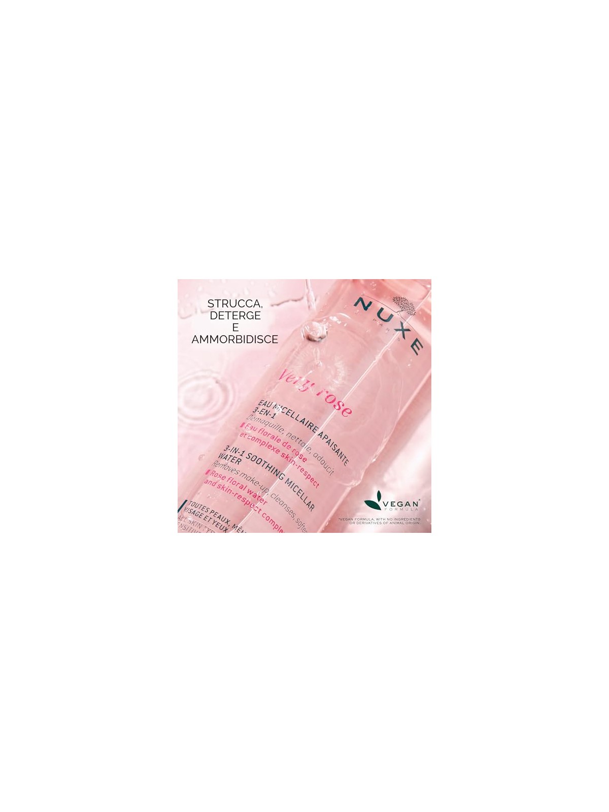 Nuxe Very Rose Soothing Cleansing Micellar Water 400ml donna
