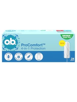 O.b. Tamponi ProComfort Super Plus, confezione da 24 pezzi.