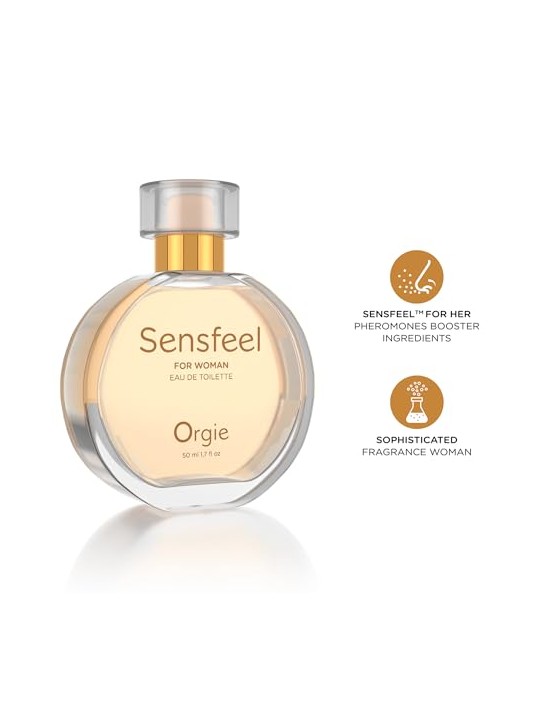 Orgie Sensfeel for Woman, profumo spray ai feromoni, 50ml