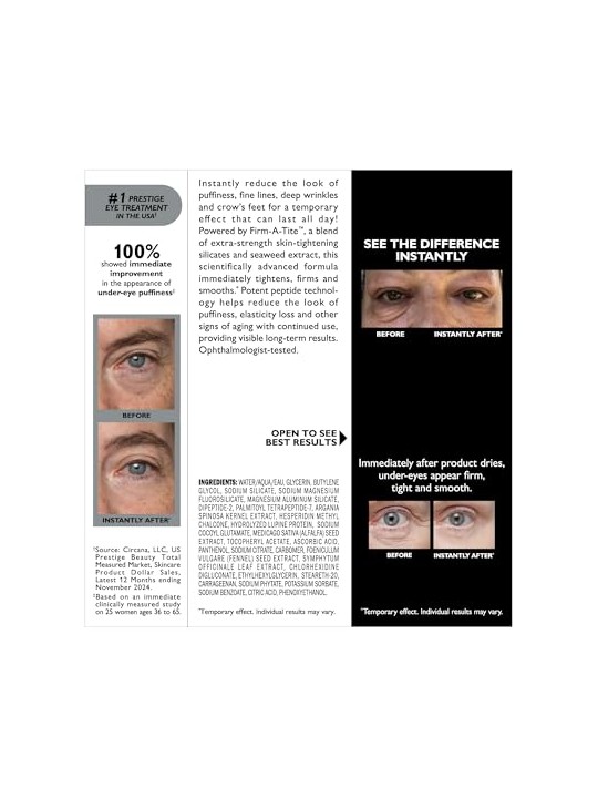 P.T. Roth Instant Firmx Temporary Eye Tightener For All