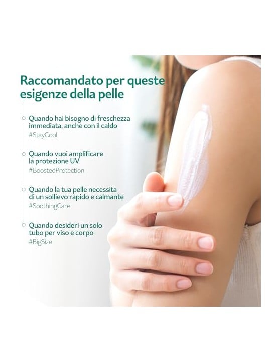 Pestelo Saferecipe Crema idratante rinfrescante per viso e corpo uso quotidiano SPF 50+ 100ml