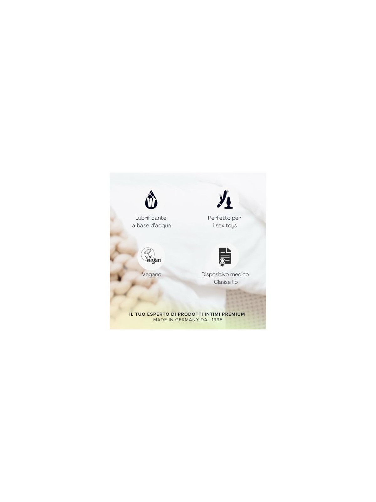 Pjur Lubrificante vegano a base d'acqua per donna, 100ml