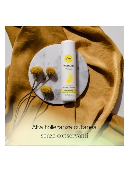 Pjur Lubrificante vegano a base d'acqua per donna, 100ml