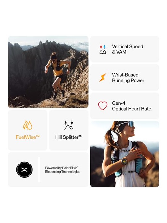 Polar POLAR GRIT X2 PRO Nero SL unisex