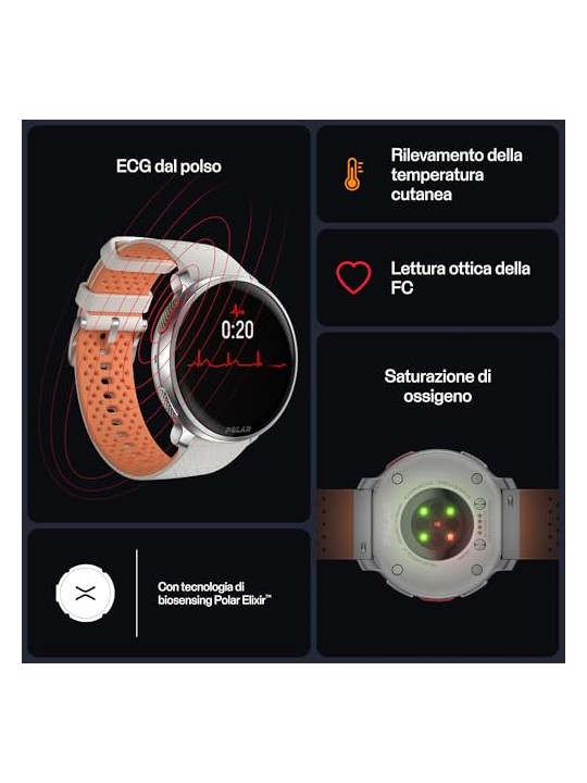 Polar POLAR VANTAGE V3 Bianco SL unisex