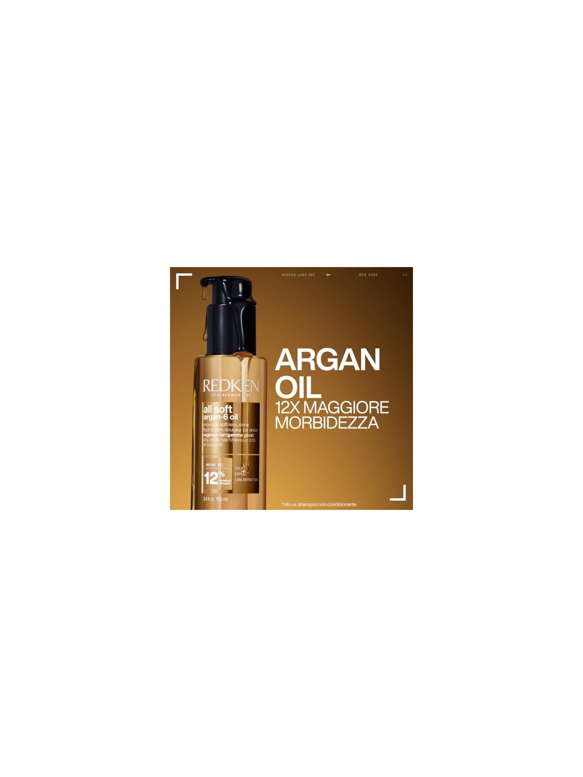 Redken Olio di argan ALL SOFT - 6 confezioni da 100ml unisex