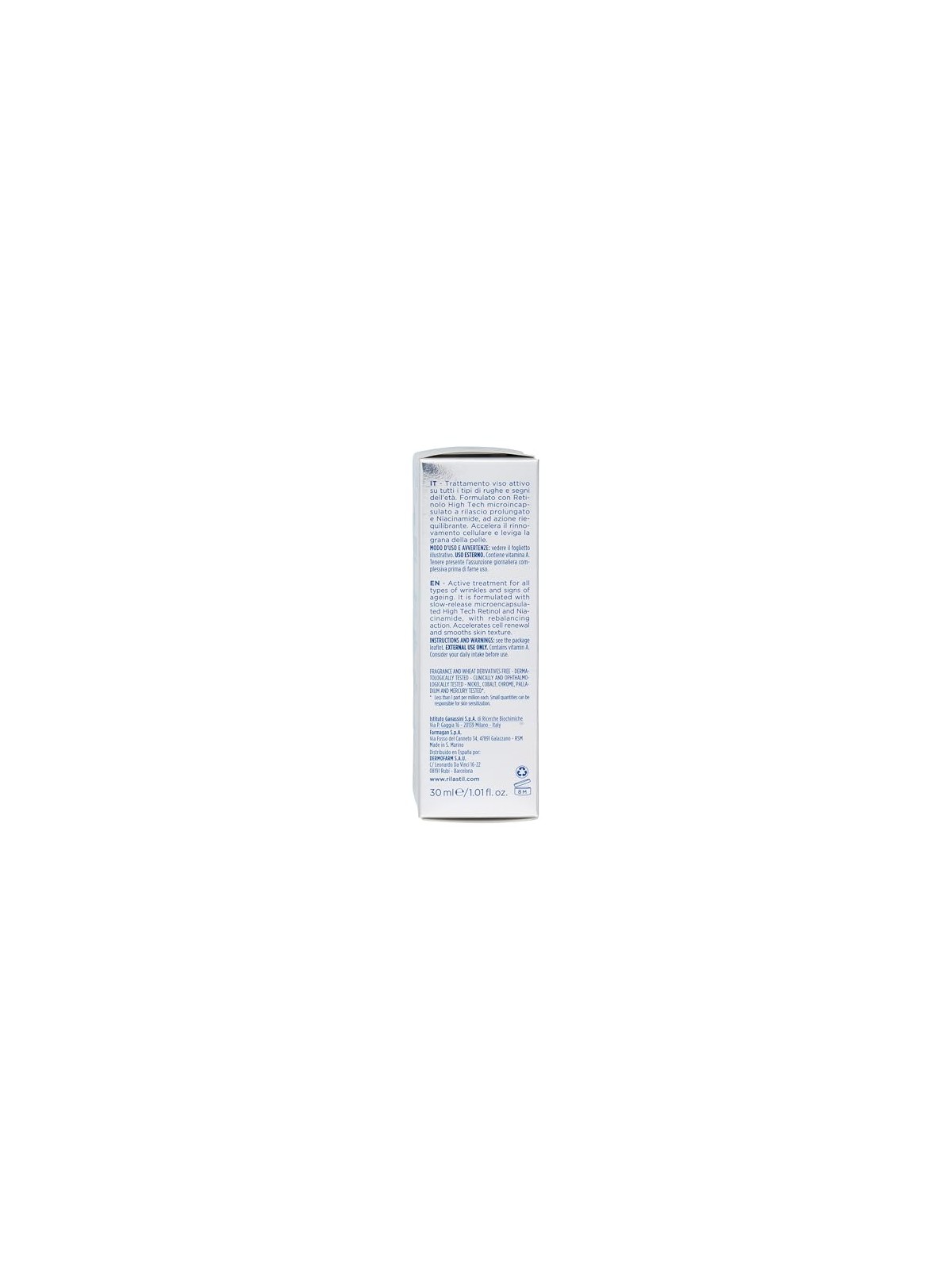 Rilastil Siero pro-età MULTIREPAIR RETINOL TECH con retinolo e niacinamide 30ml unisex