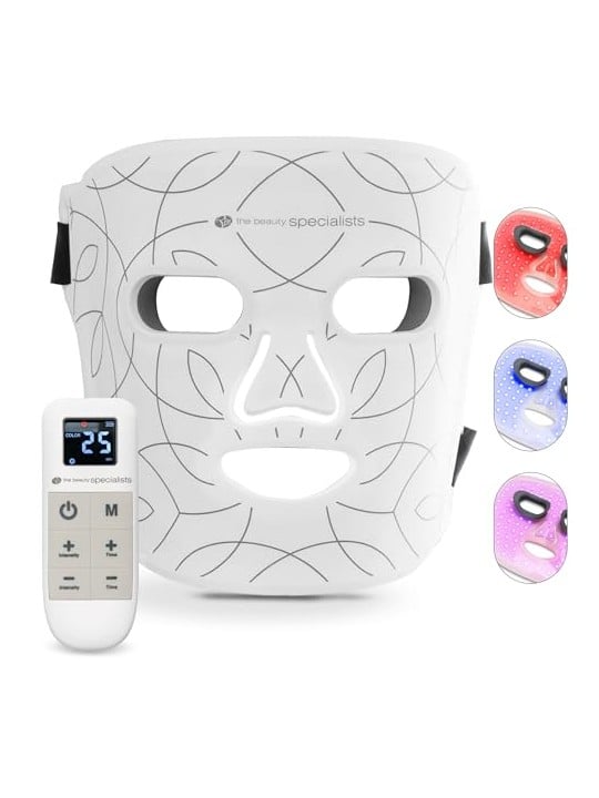 Rio-Beauty Maschera facciale luminosa a LED donna