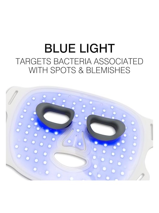 Rio-Beauty Maschera facciale luminosa a LED donna