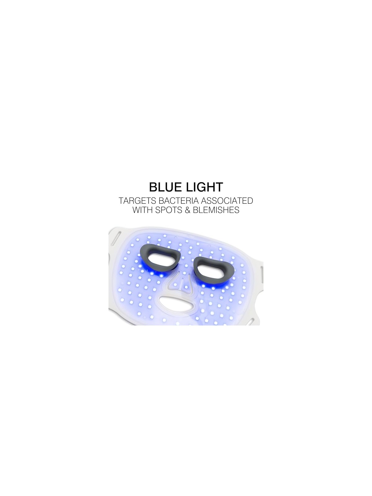 Rio-Beauty Maschera facciale luminosa a LED donna
