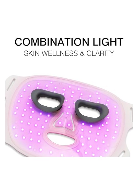 Rio-Beauty Maschera facciale luminosa a LED donna